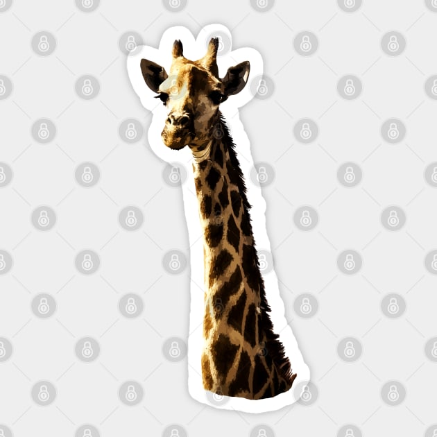 Giraffe Sticker by Lamink